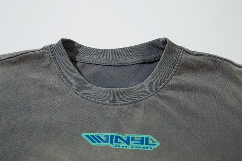 Grey Racing Long Sleeve Tee