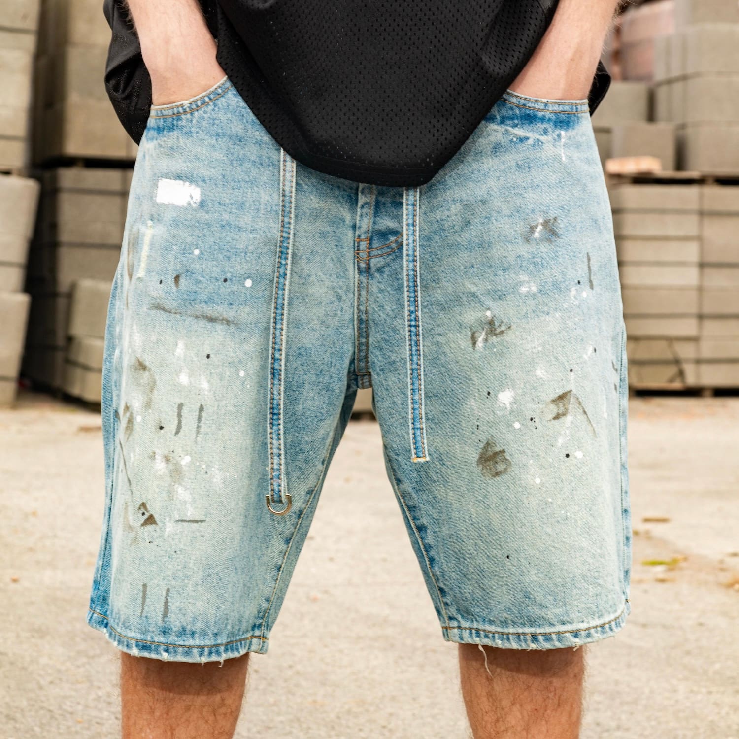 Grimed Shorts Jeans