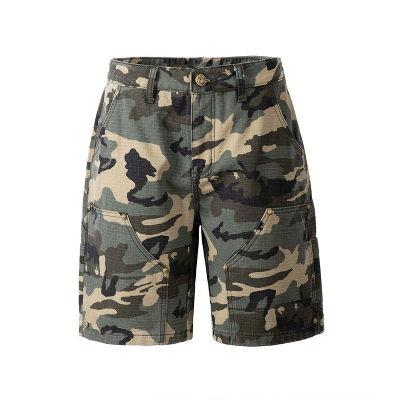 Camo Pearl Shorts Jeans