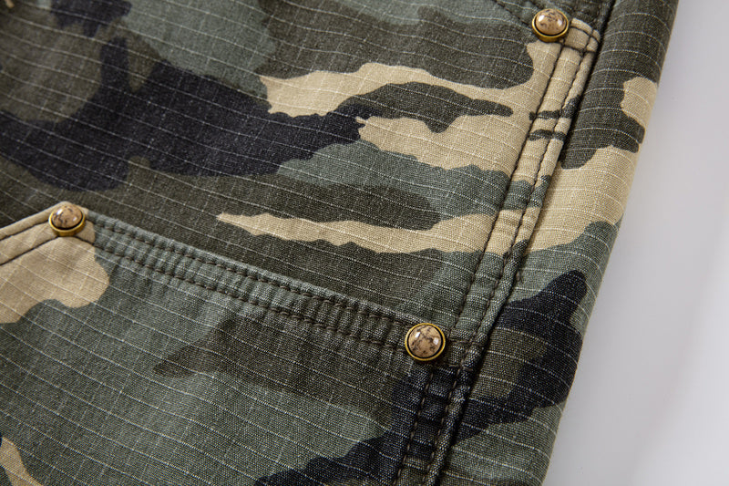 Camo Pearl Shorts Jeans