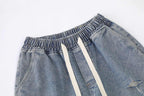 Blue Infinity Shorts Jeans