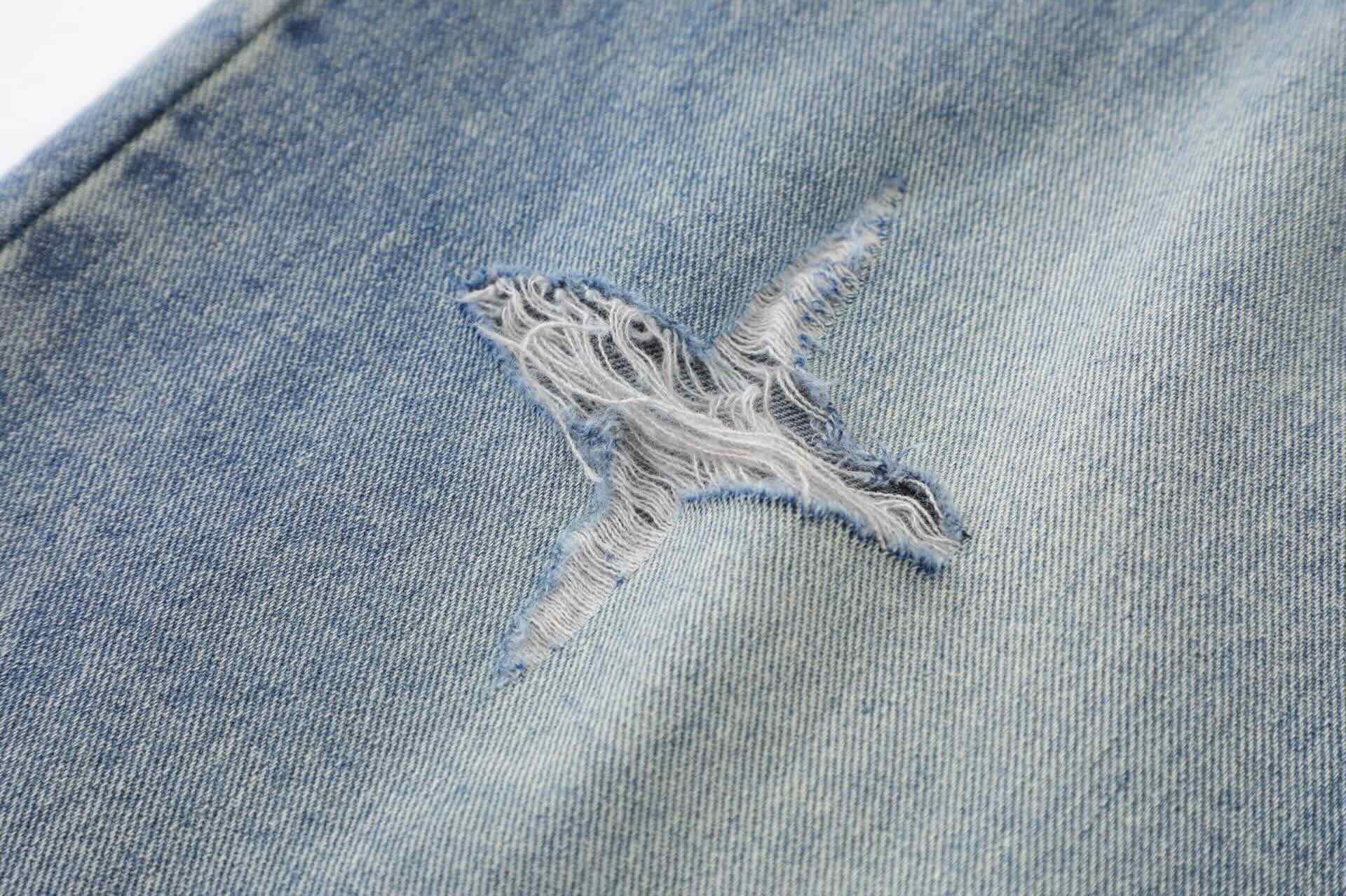 Blue Infinity Shorts Jeans