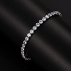 Light Wave Tennis Bracelet