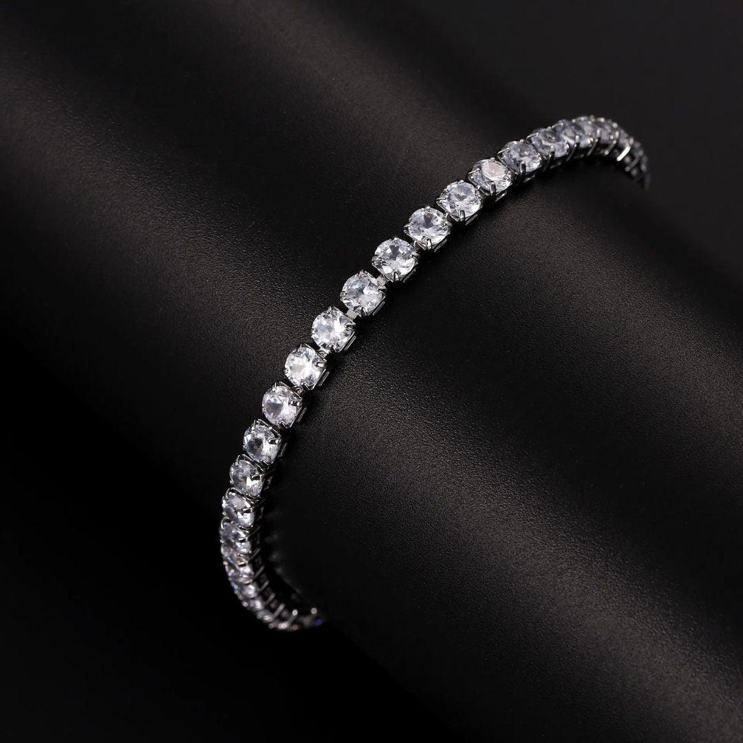 Light Wave Tennis Bracelet