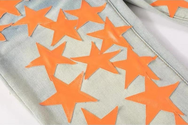 Orange Star Jeans