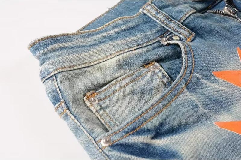 Orange Star Jeans