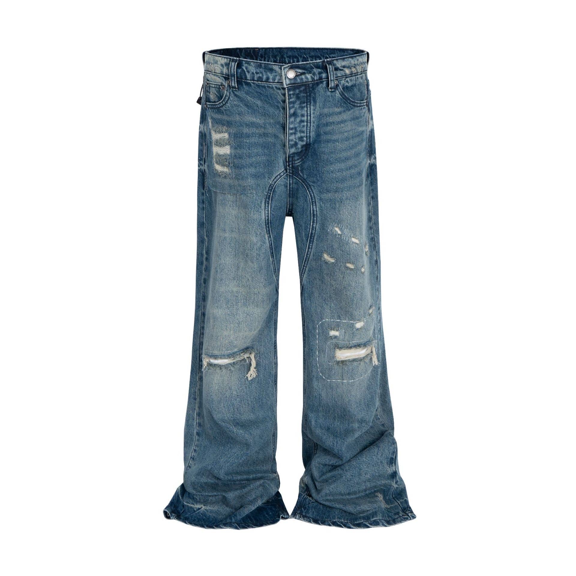 Street Patch Flare Jeans