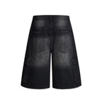 Pocket Black Shorts Jeans
