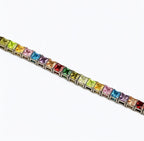 Rainbow Tennis Bracelet