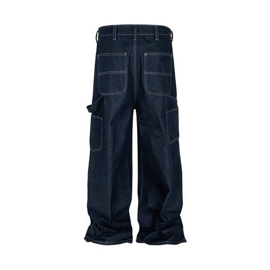 Raw Denim Baggy Jeans