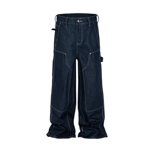 Raw Denim Baggy Jeans