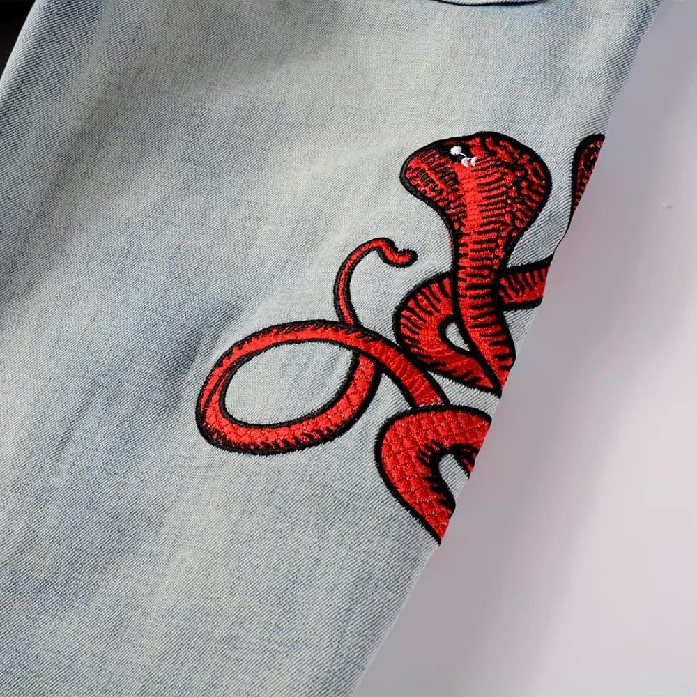 Red Snake Jeans