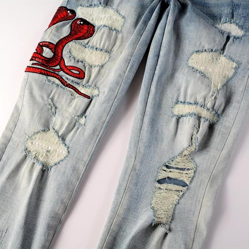 Red Snake Jeans