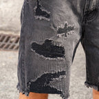 Black Rocket Shorts Jeans