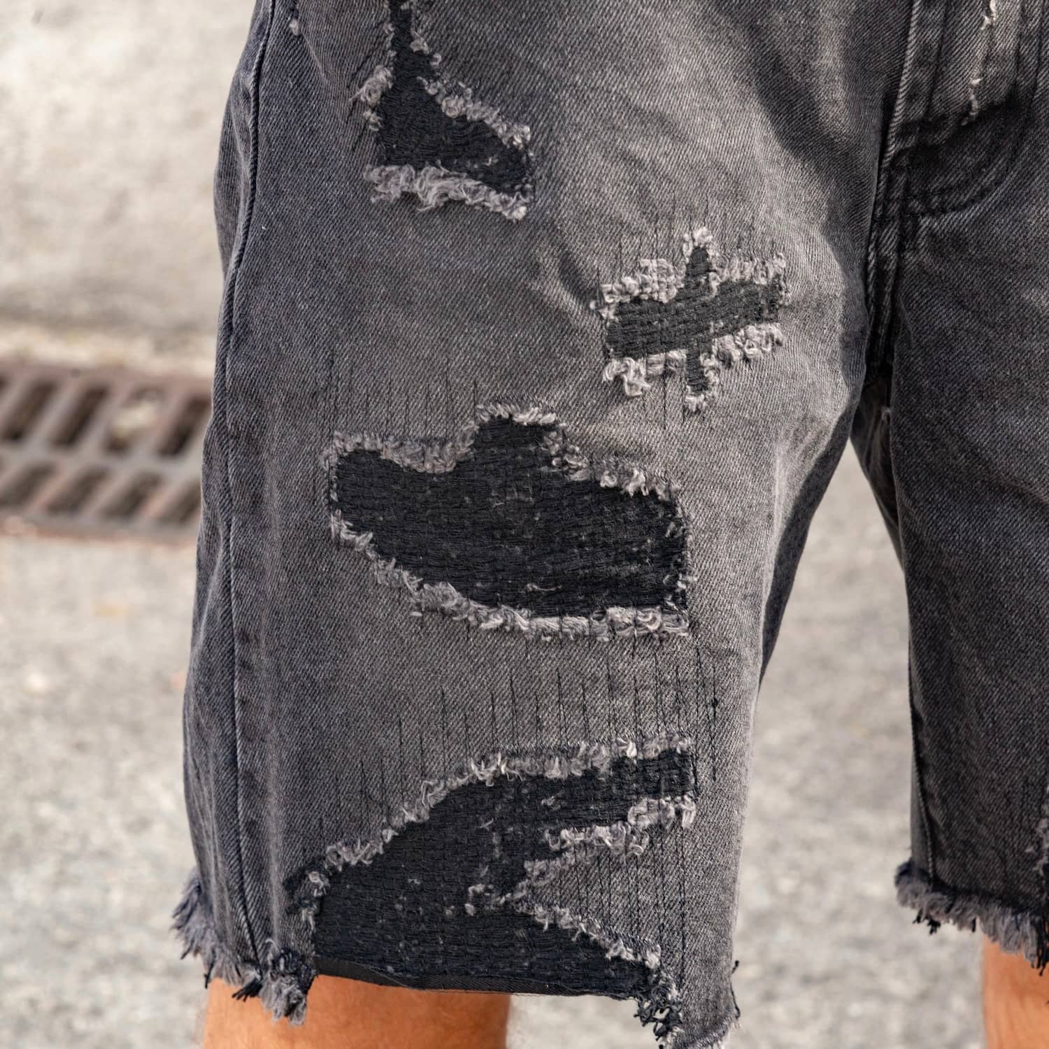 Black Rocket Shorts Jeans