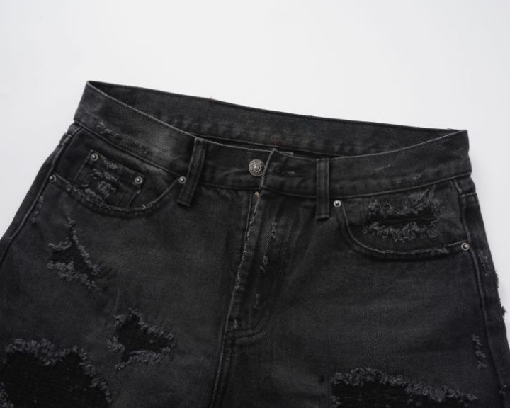 Black Rocket Shorts Jeans