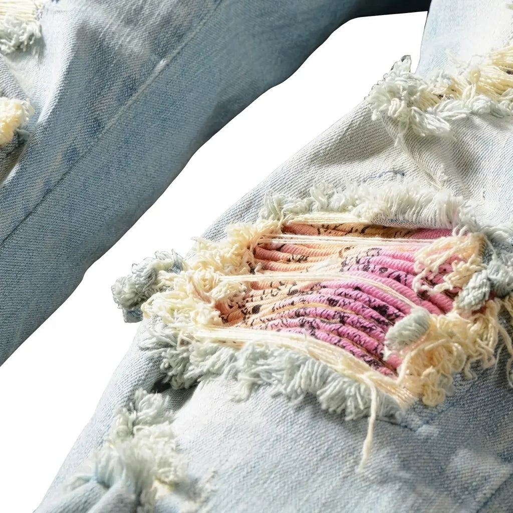 Rose Flower Jeans