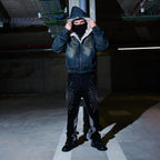 Shiny Shadow Flare Jeans