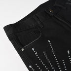 Shiny Shadow Flare Jeans