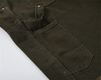Olive Shorts Jeans