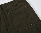 Olive Shorts Jeans