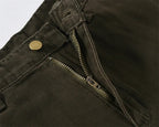 Olive Shorts Jeans