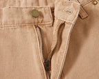 Karamellfarbene Shorts Jeans