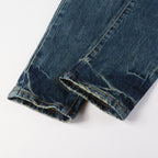 Blue Tear Patch Jeans