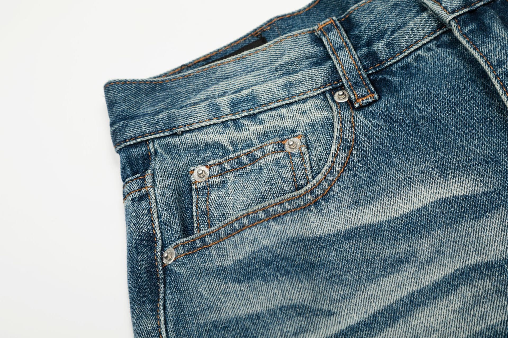 Stone Lines Baggy Jeans