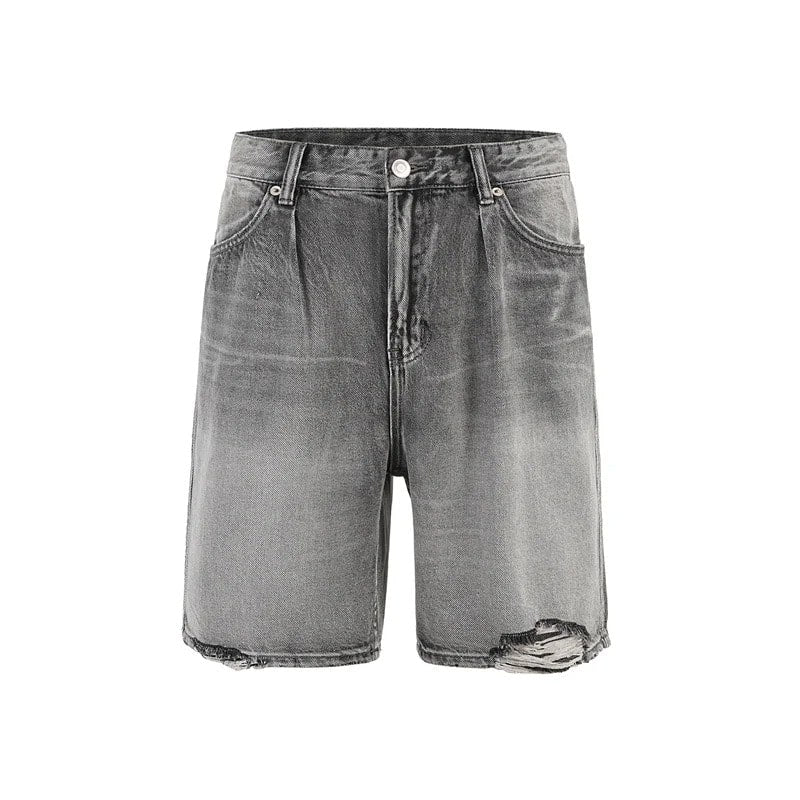 Storm Grey Shorts Jeans