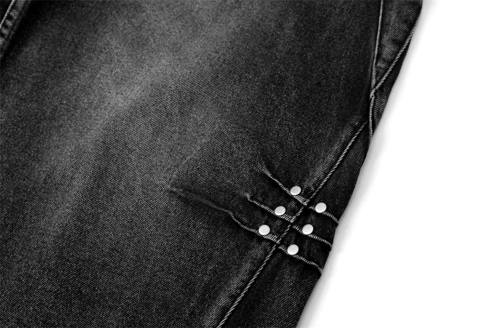 Studs Baggy Jeans