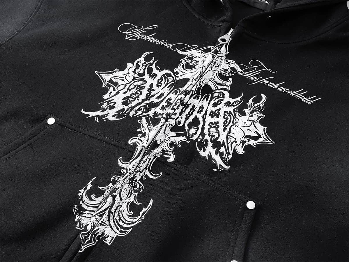 Swords Black Hoodie