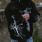 Swords Black Hoodie