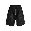 Dark Utility Shorts Jeans
