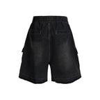 Dark Utility Shorts Jeans