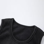 Washed Black Tank Top