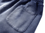 Washed Blue Jogger Shorts
