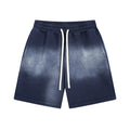Washed Blue Jogger Shorts