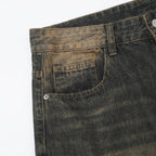 Washed Shorts Jeans