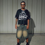 Washed Shorts Jeans
