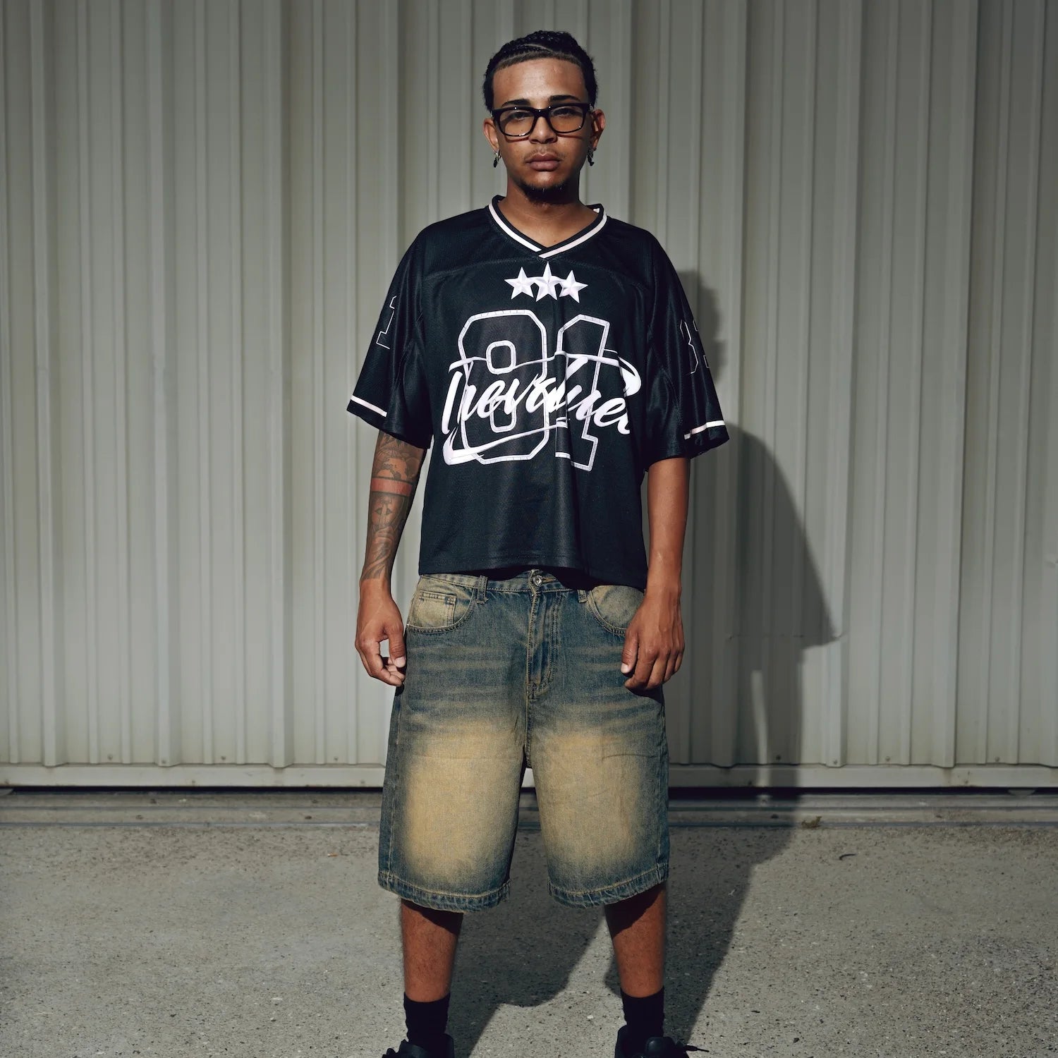 Washed Shorts Jeans