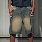 Washed Shorts Jeans