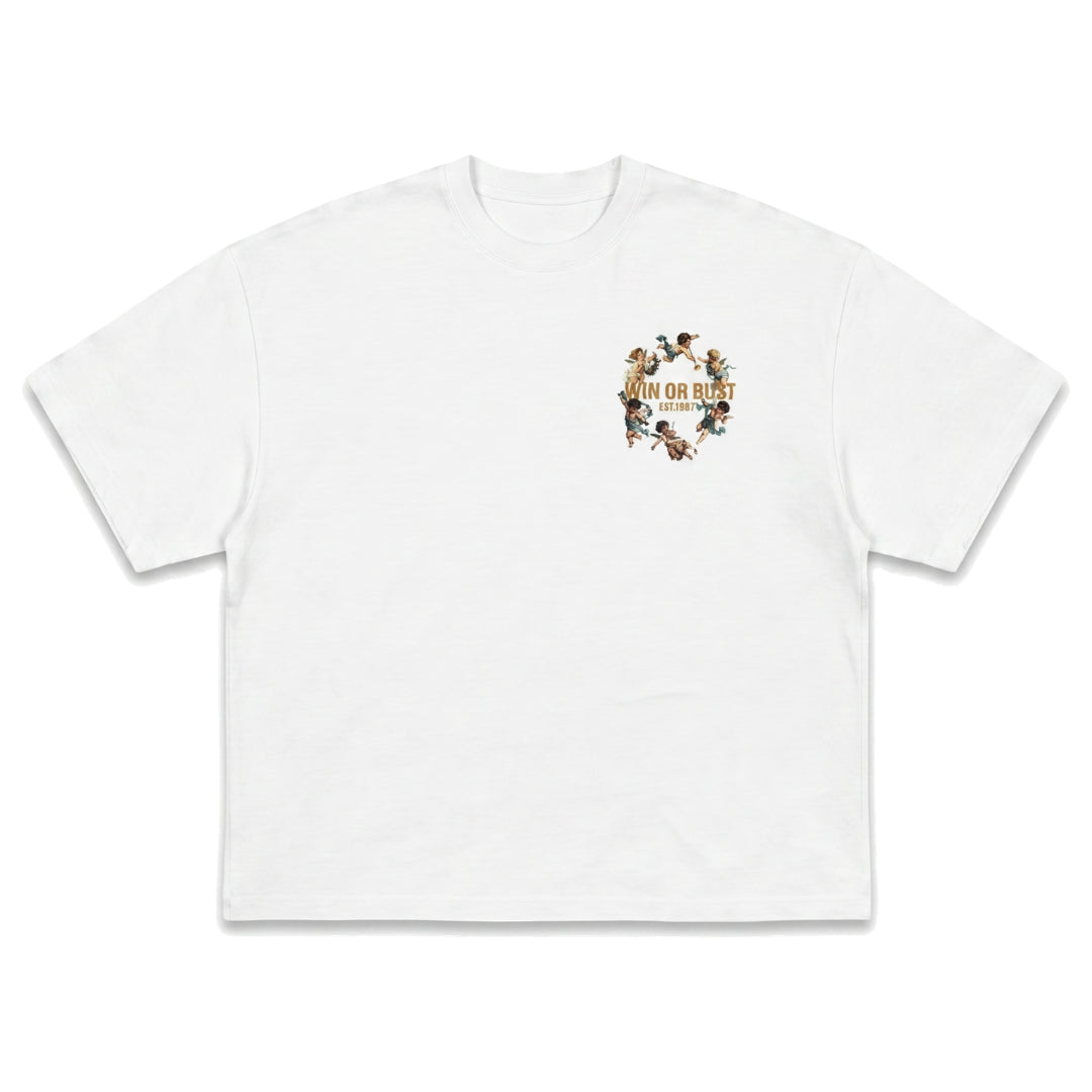 White Angles Boxy Fit T-shirt
