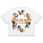 White Angles Boxy Fit T-shirt