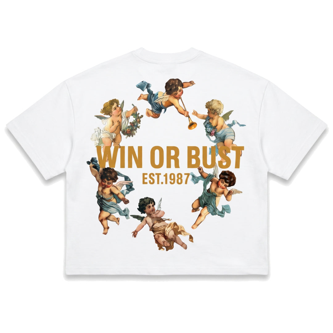 White Angles Boxy Fit T-shirt