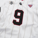 White Soccer Player Jersey