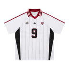 White Soccer Player Jersey