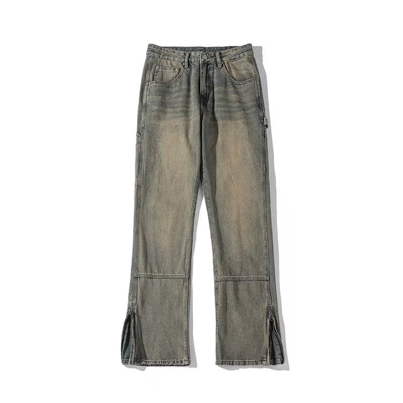 Zip Flare Jeans