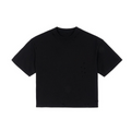 Black Cut Boxy Fit T-shirt