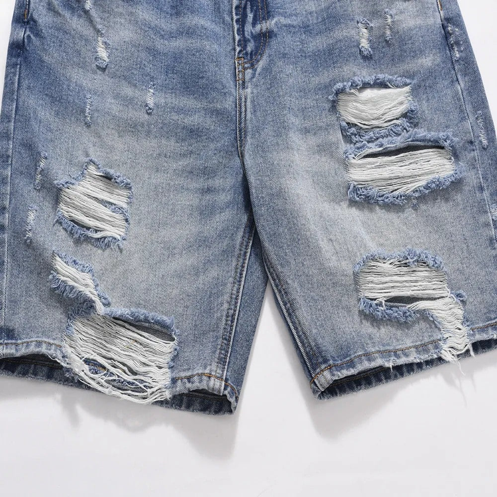 Blue Rebel Shorts Jeans